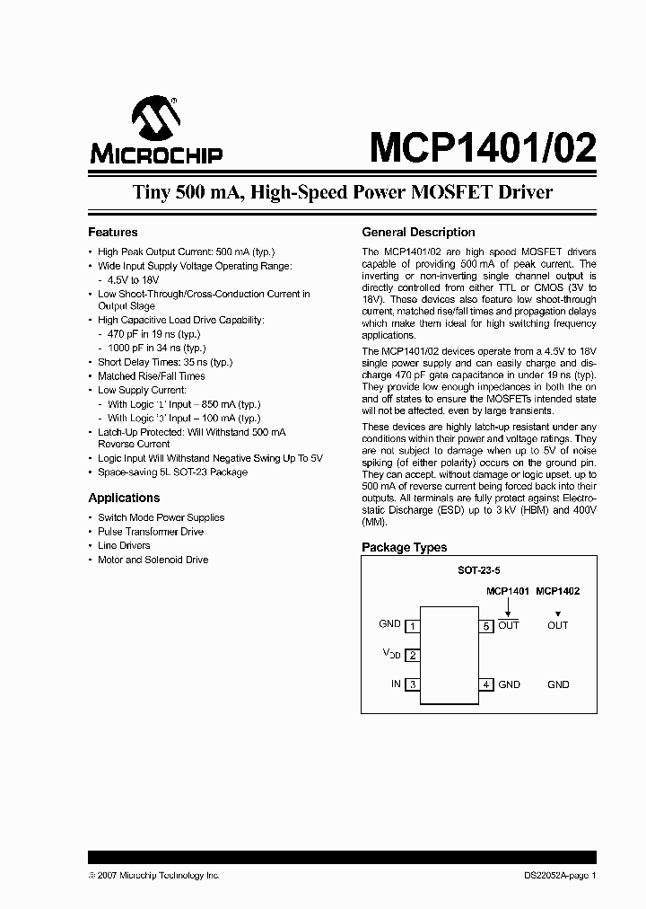 MCP1402T-EOT_2520123.PDF Datasheet