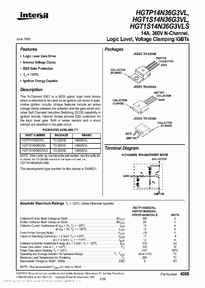 HGT1S14N36G3VLS9A_2520237.PDF Datasheet