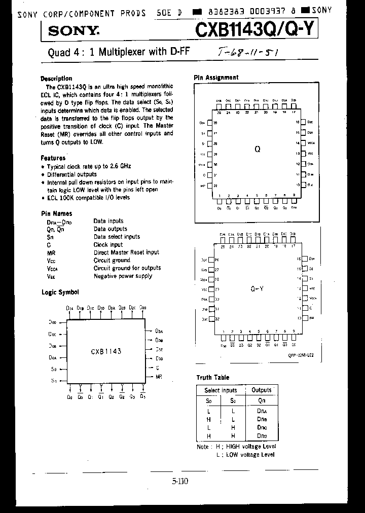 CXB1143QQ-Y_2521680.PDF Datasheet
