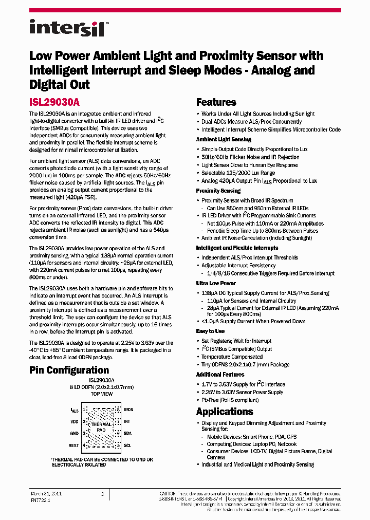 ISL29030A_2523262.PDF Datasheet