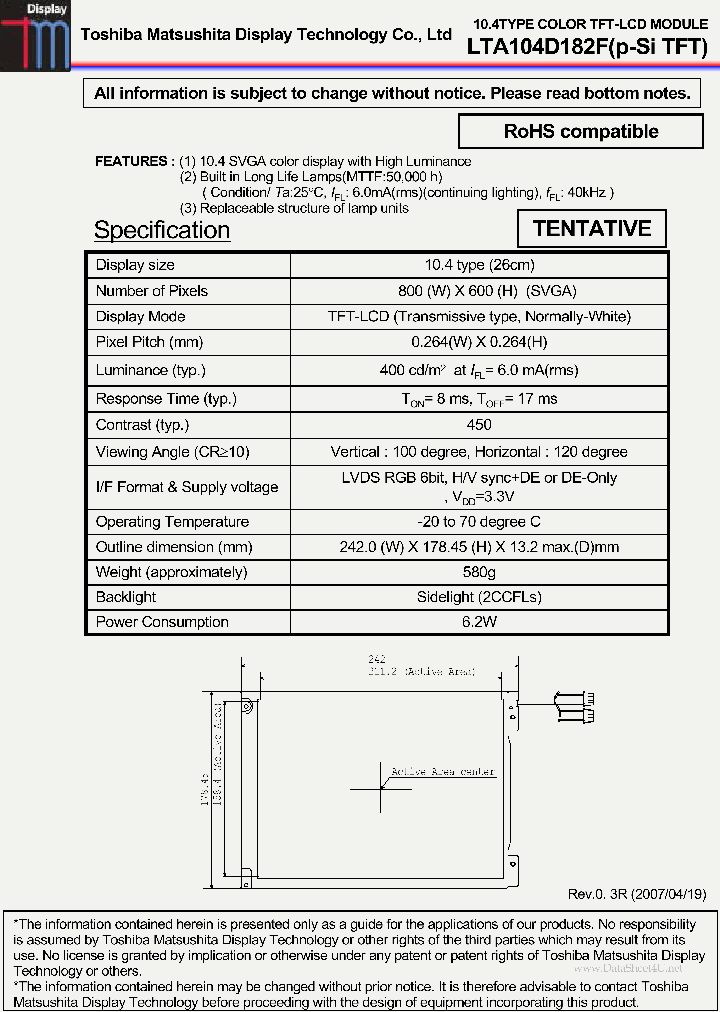 LTA104D182F_2535834.PDF Datasheet