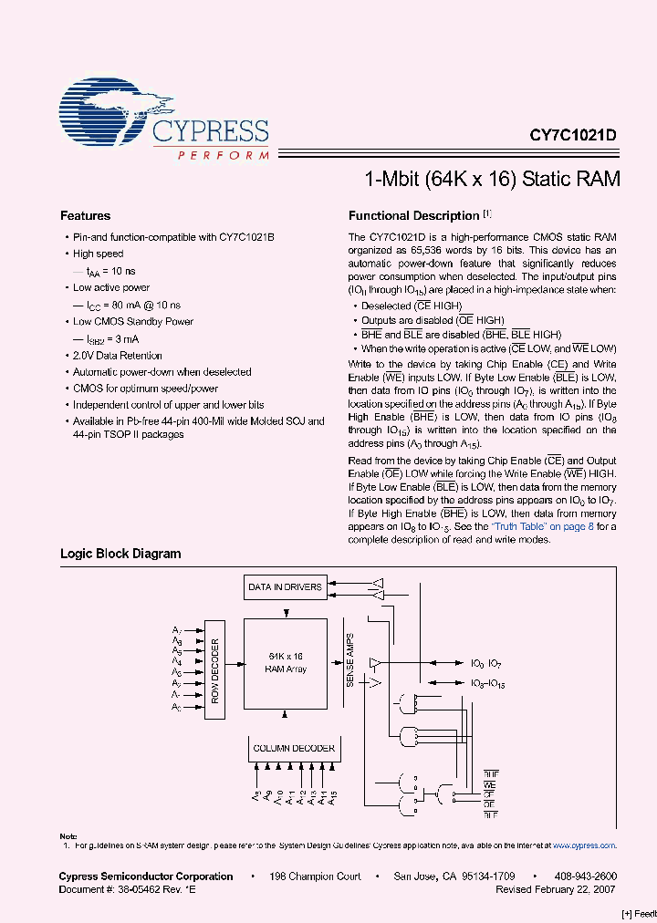 CY7C1021D-10VXI_2551816.PDF Datasheet