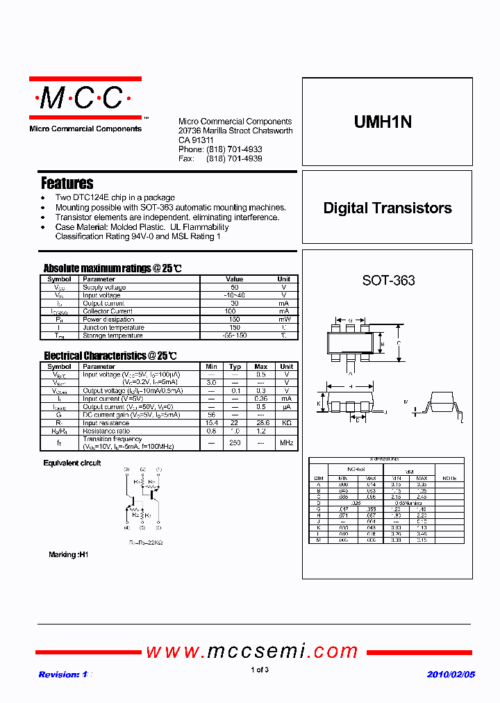 UMH1N-TP_2561998.PDF Datasheet