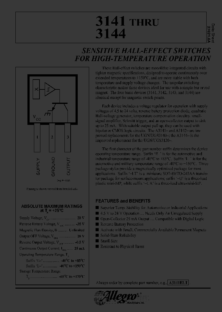 A3142ELTTR_2574066.PDF Datasheet