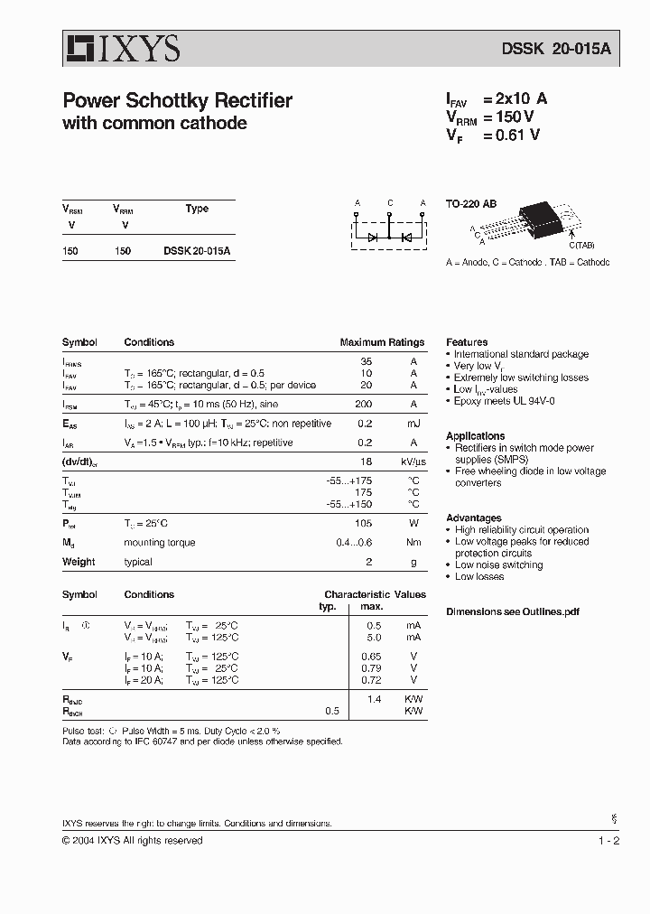 DSSK20-015A_2582266.PDF Datasheet