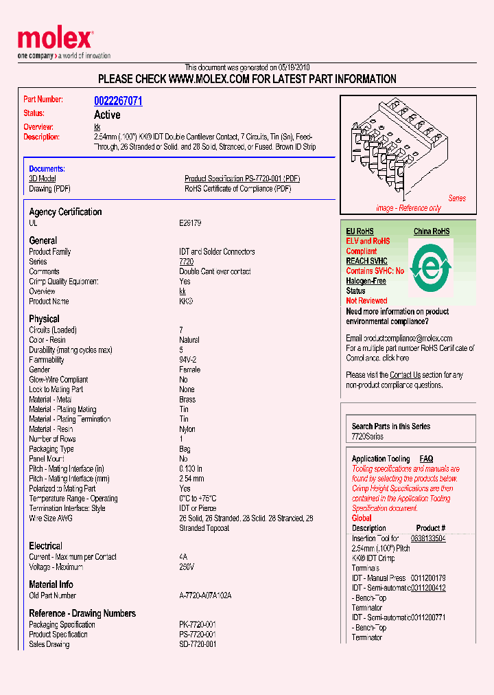 22-26-7071_2613484.PDF Datasheet