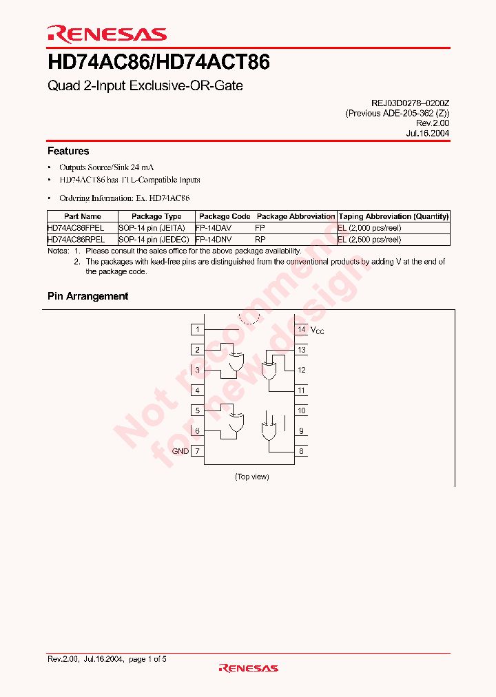 HD74AC86_2643244.PDF Datasheet