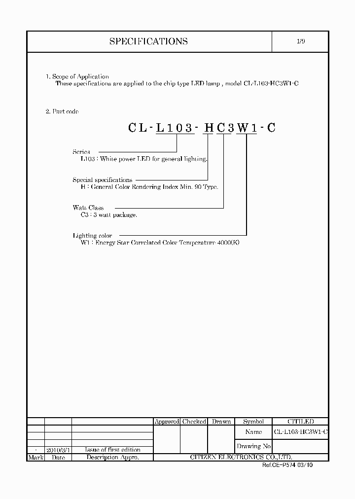 CL-L103-HC3W1-C_2658720.PDF Datasheet