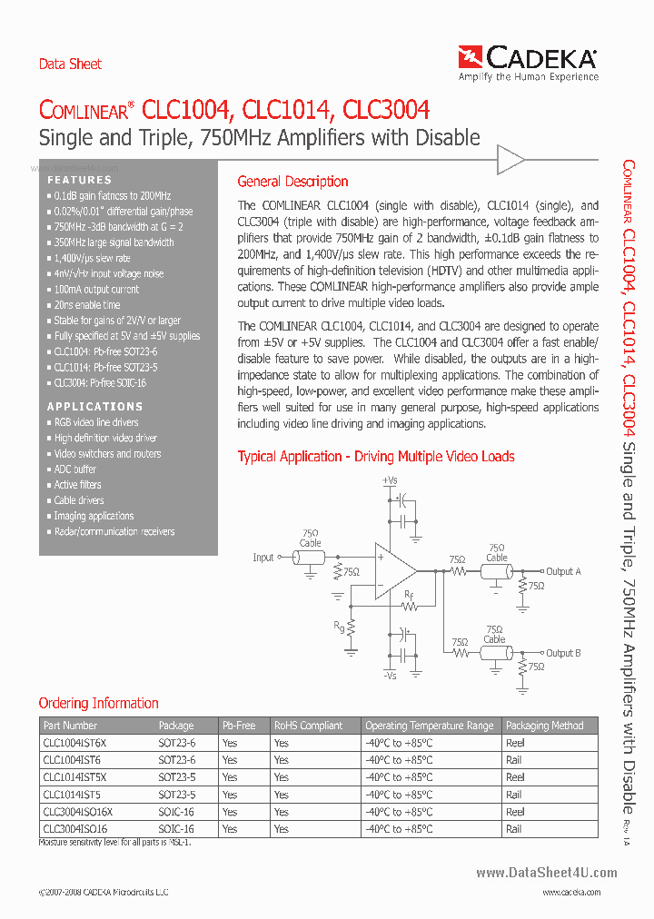 CLC1004_2674930.PDF Datasheet