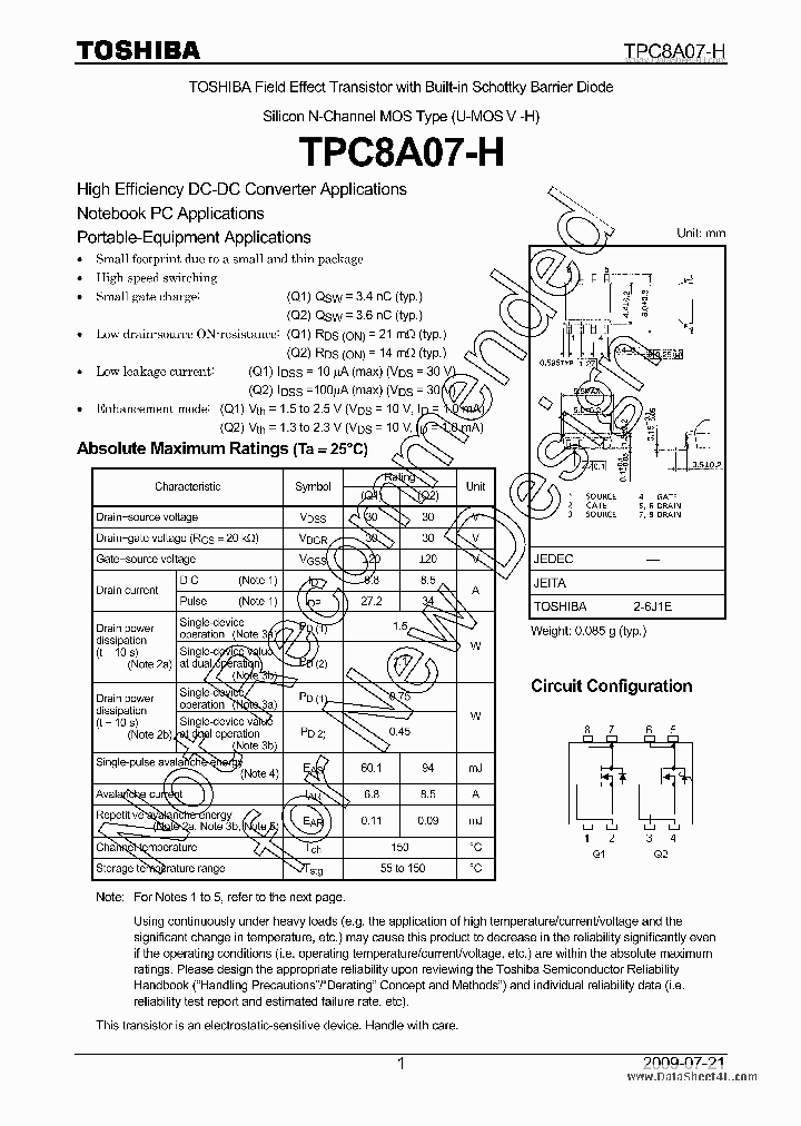 TPC8A07-H_2677318.PDF Datasheet