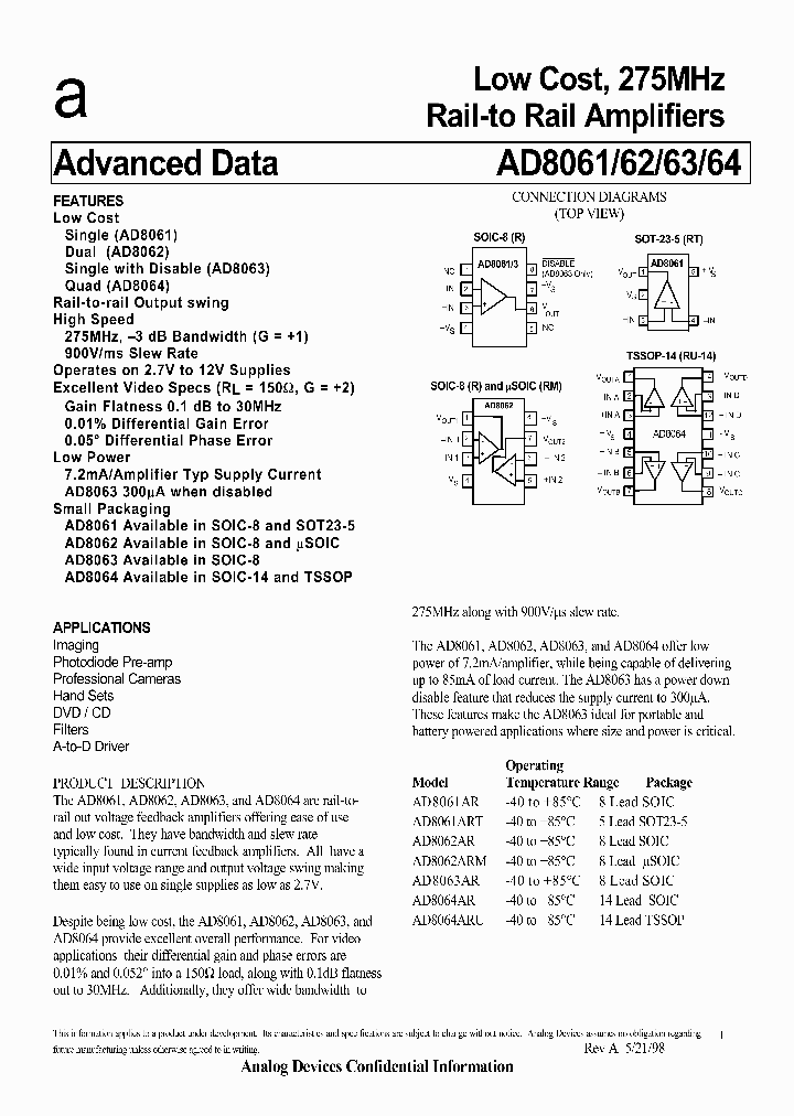 AD8064_2690853.PDF Datasheet