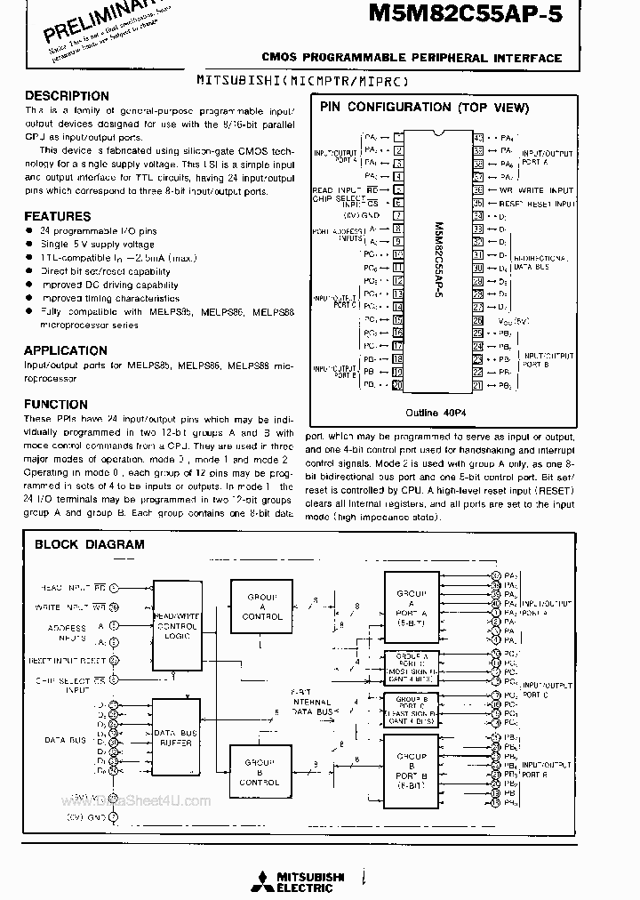 M5M82C55AP-5_2694468.PDF Datasheet