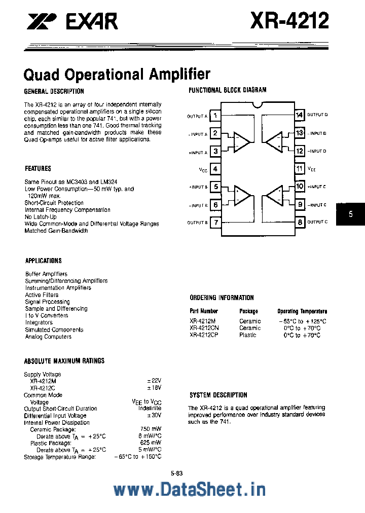 XR4212_2700288.PDF Datasheet