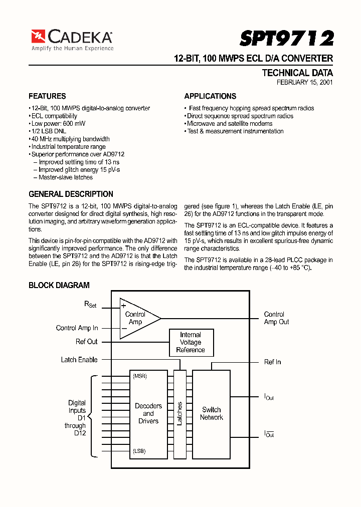 SPT9712_2719782.PDF Datasheet