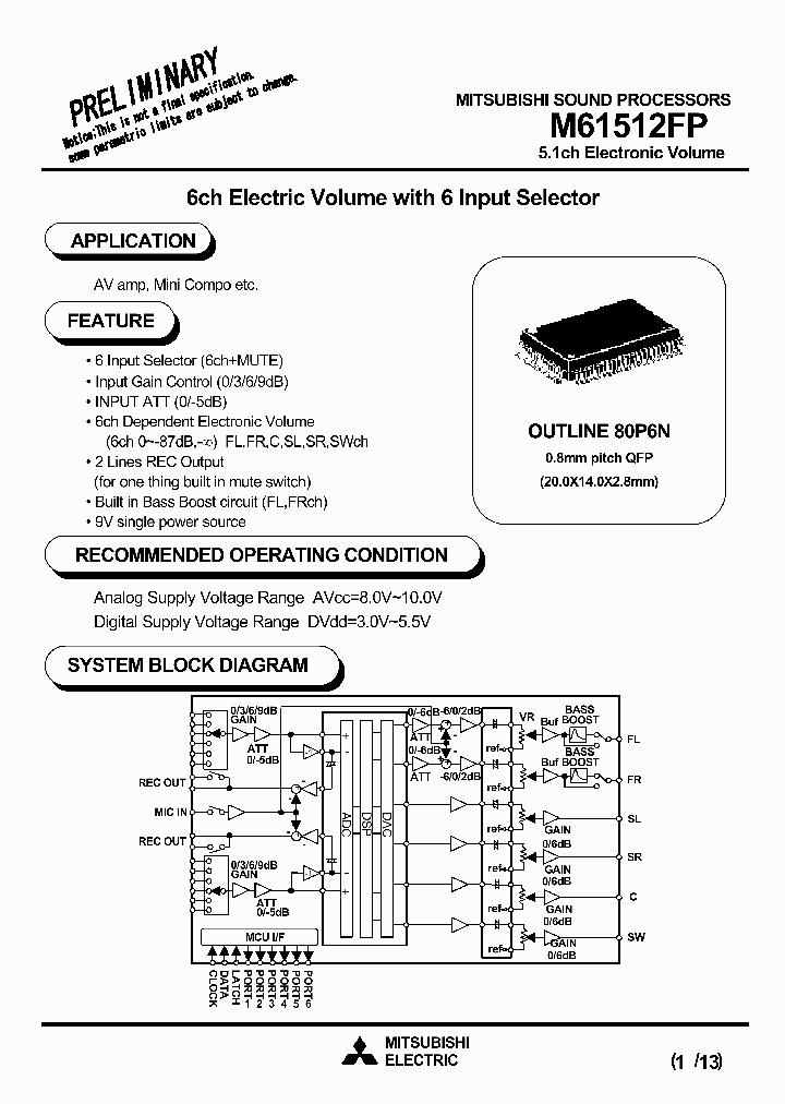 M61512FP_2740707.PDF Datasheet