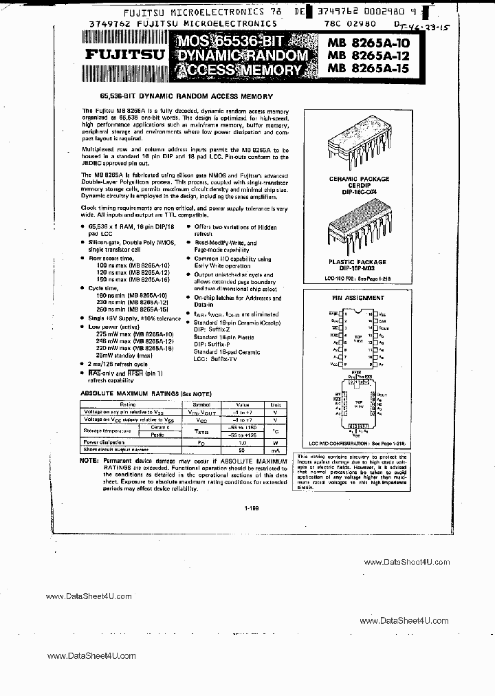 MB8265A_2745255.PDF Datasheet