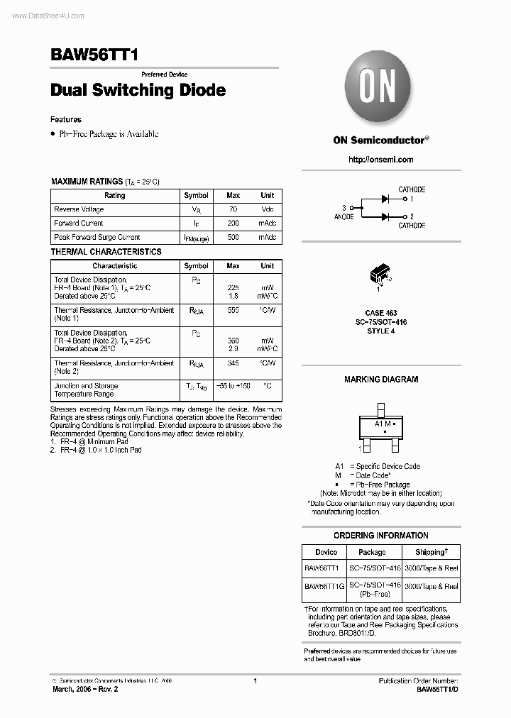 BAV56TT1_2746706.PDF Datasheet