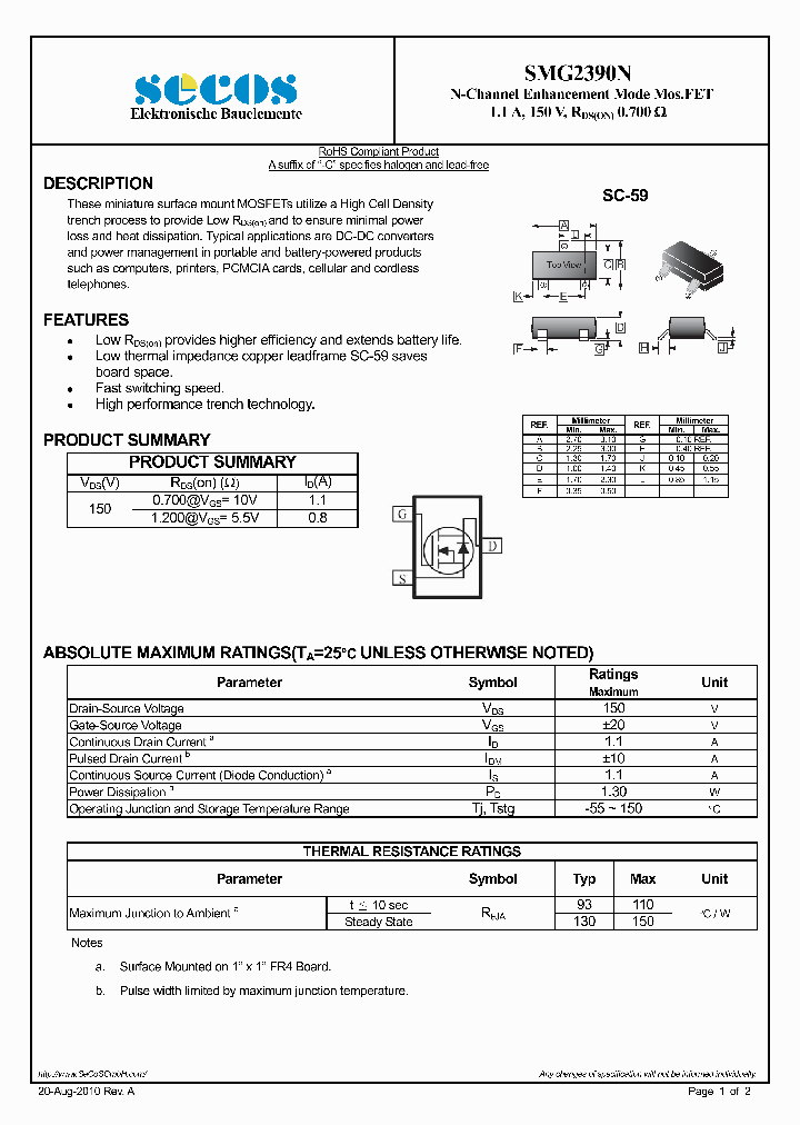 SMG2390N_2752642.PDF Datasheet