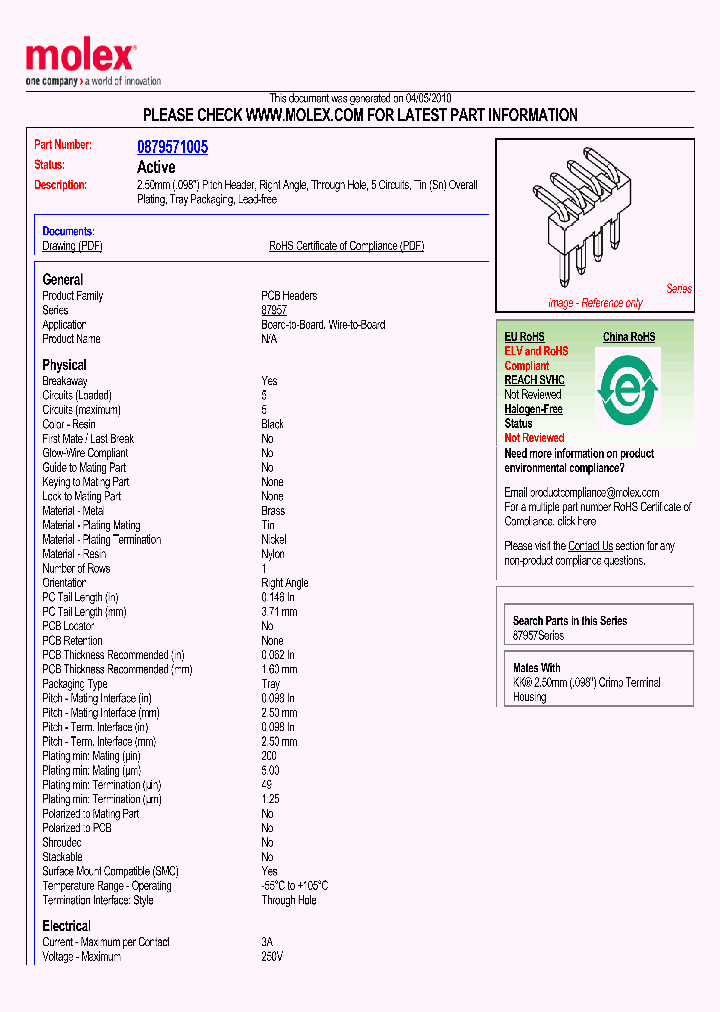 87957-1005_2753598.PDF Datasheet