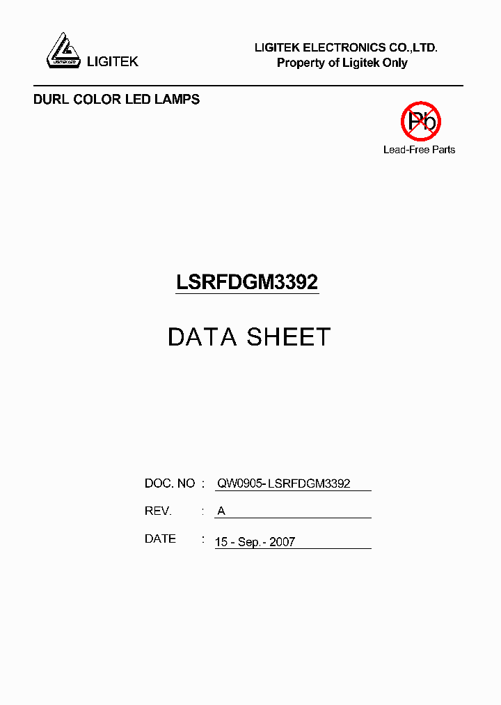 LSRFDGM3392_2754165.PDF Datasheet