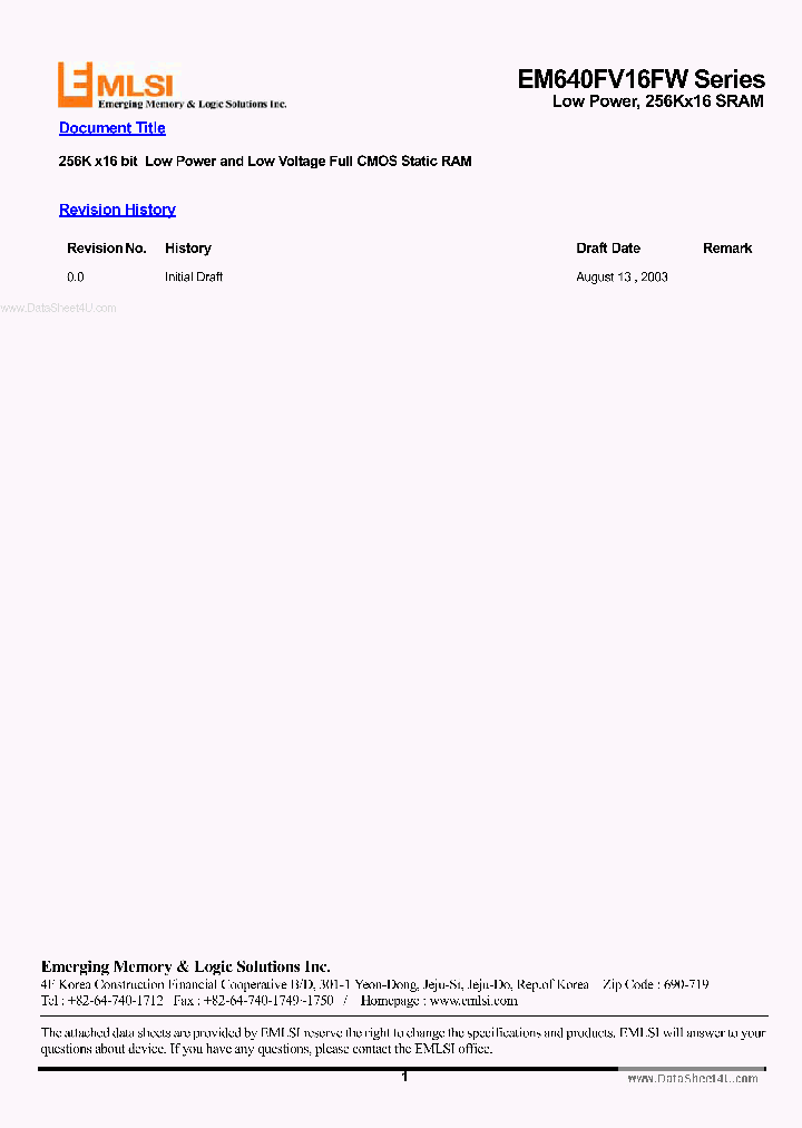 EM640FV16FW_2756557.PDF Datasheet