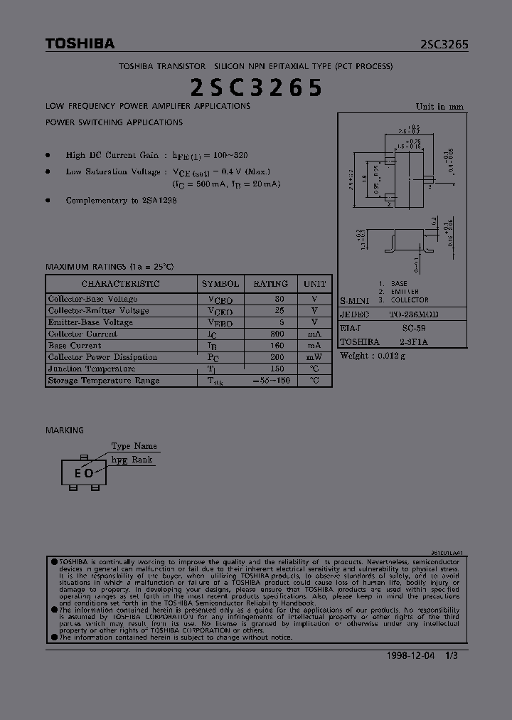 2SC3265_2759011.PDF Datasheet