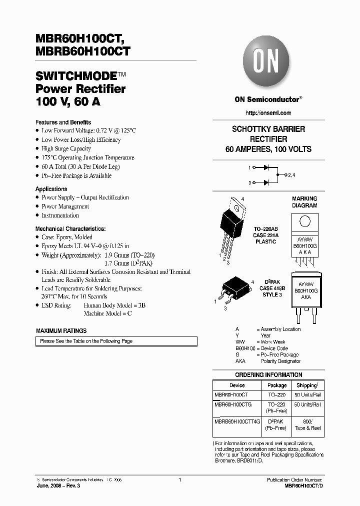 MBR60H100CTG_2758800.PDF Datasheet