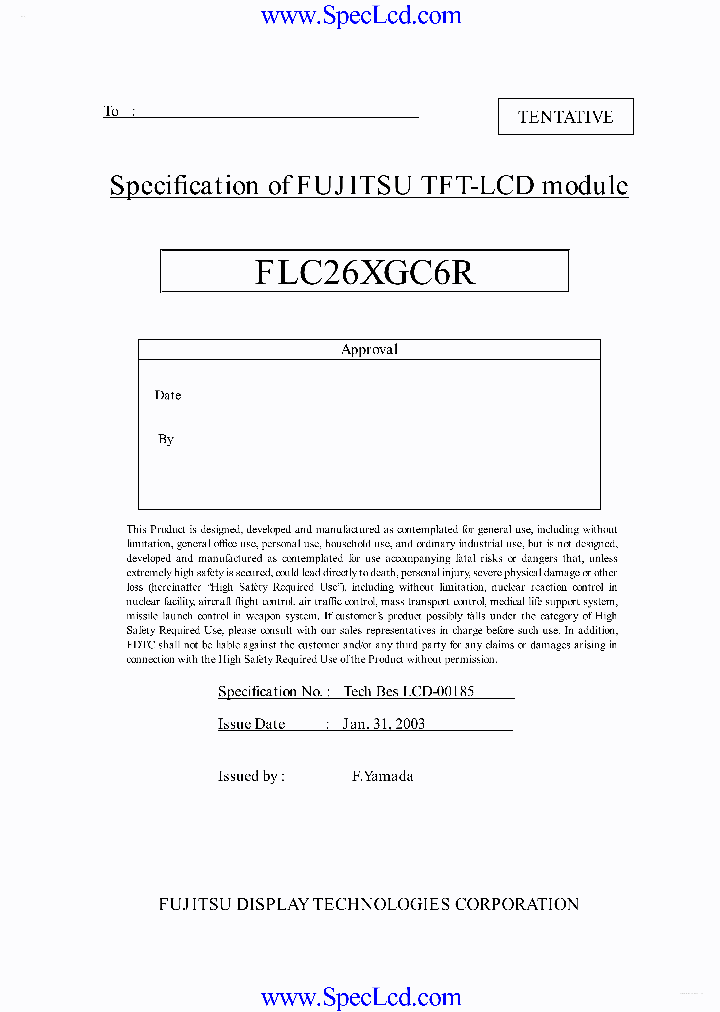 FLC26XGC6R_2760395.PDF Datasheet