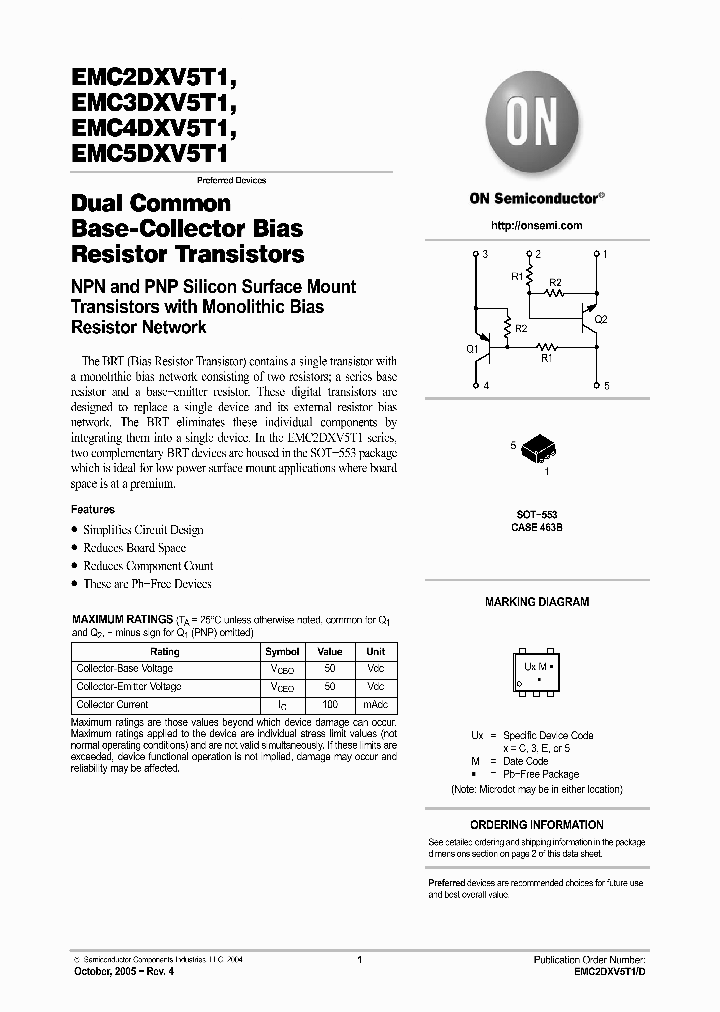 EMC3DXV5T1_2760838.PDF Datasheet