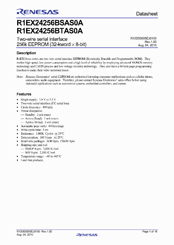 R1EX24256BSAS0A_2763751.PDF Datasheet