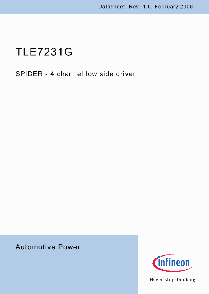 TLE7231G_2767712.PDF Datasheet