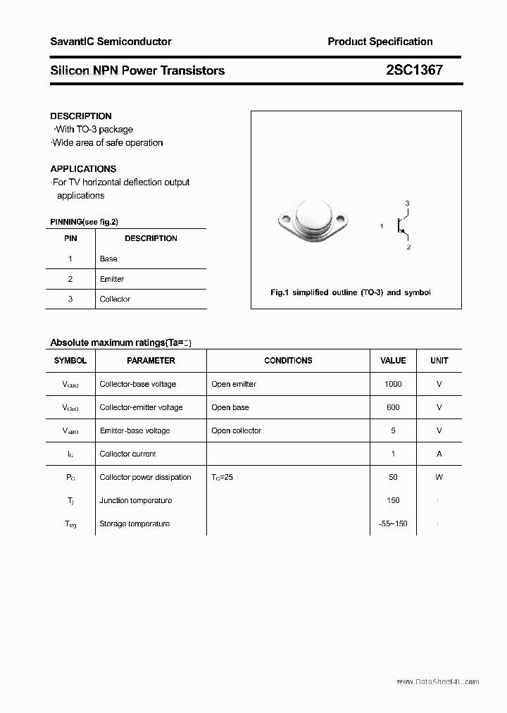 2SC1367_2769088.PDF Datasheet