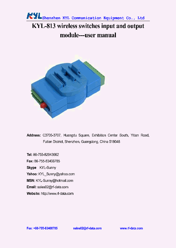 KYL-813_2771874.PDF Datasheet