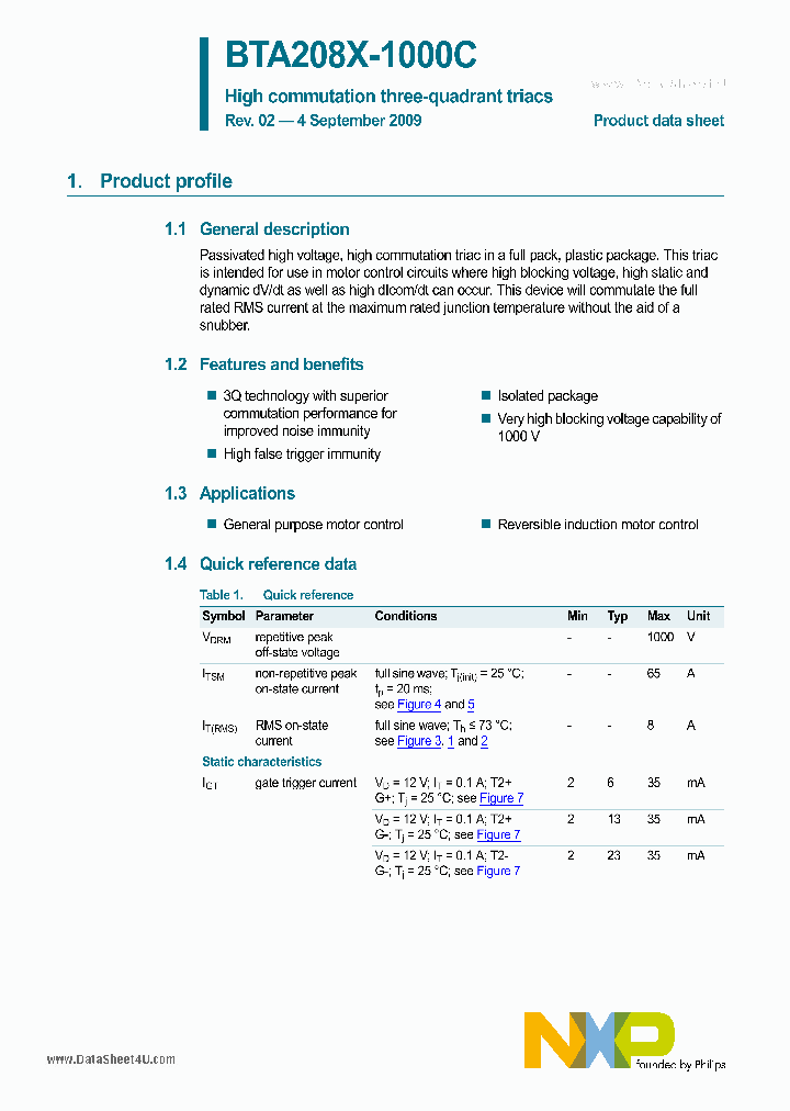 BTA208X-1000C_2776479.PDF Datasheet