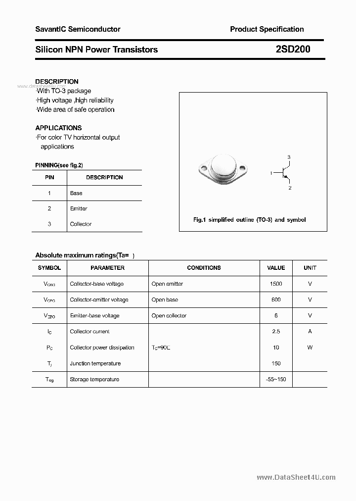 2SD200_2777426.PDF Datasheet