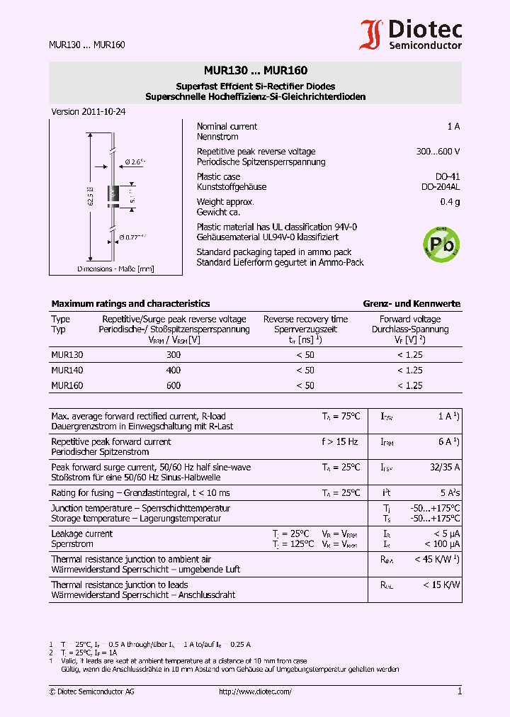 MUR160_2777275.PDF Datasheet