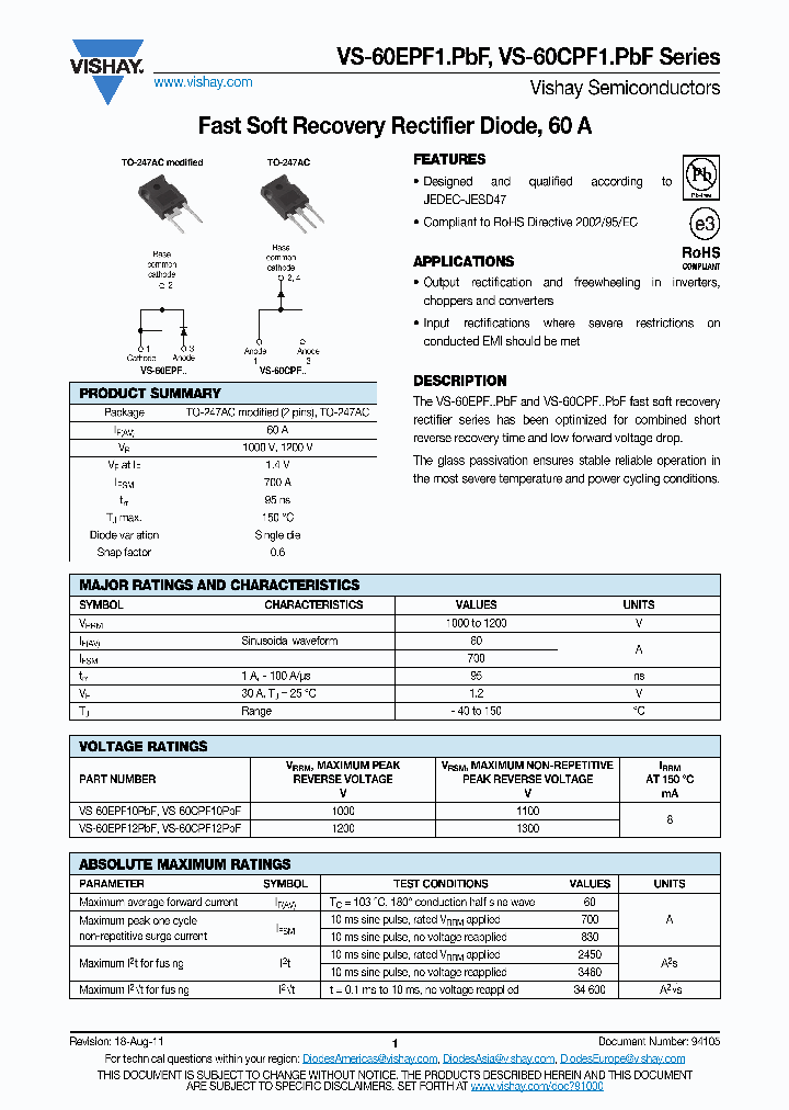 60EPF10PBF_2783234.PDF Datasheet