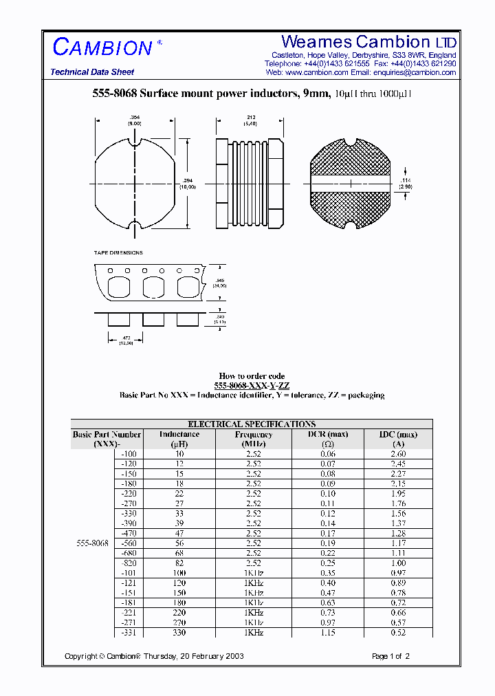 555-8068_2792896.PDF Datasheet