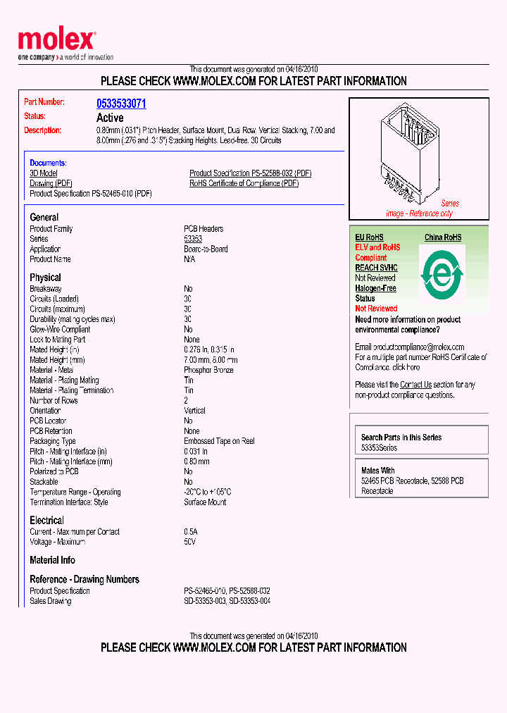 0533533071_2803530.PDF Datasheet