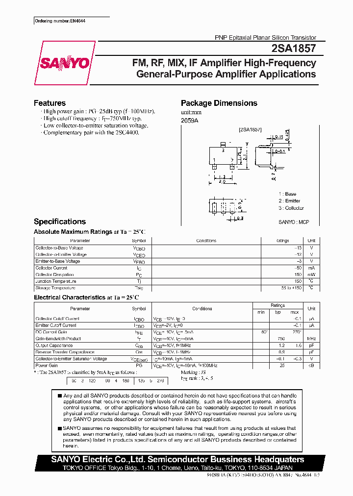 2SA1857_2811846.PDF Datasheet