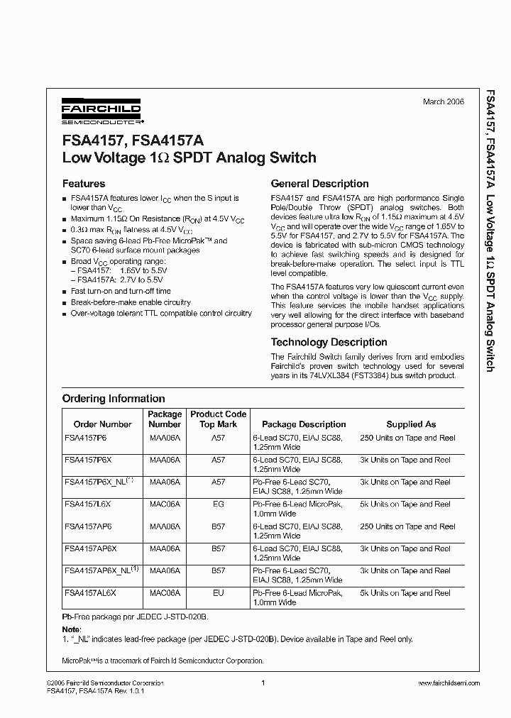 FSA4157AP6X-NL_2811999.PDF Datasheet