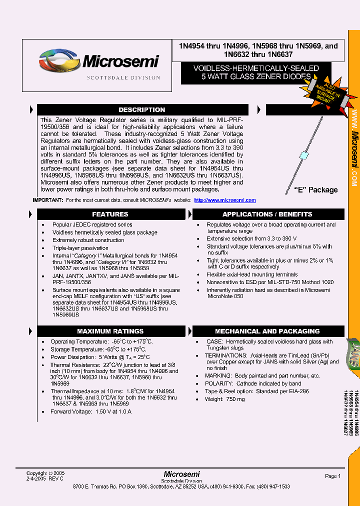 JANS1N4959DUS_2819781.PDF Datasheet