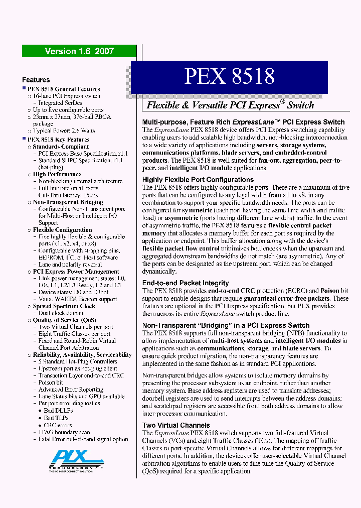 PEX8518-AC25BIG_2832075.PDF Datasheet
