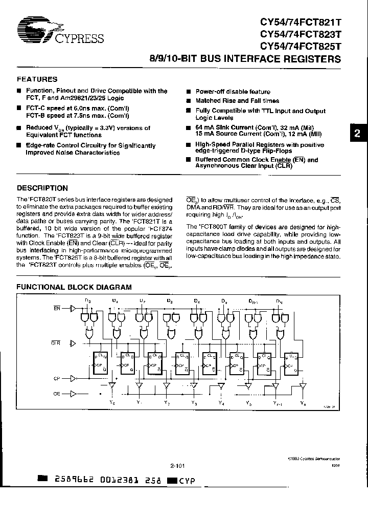 CY54FCT825BTDM_2833925.PDF Datasheet