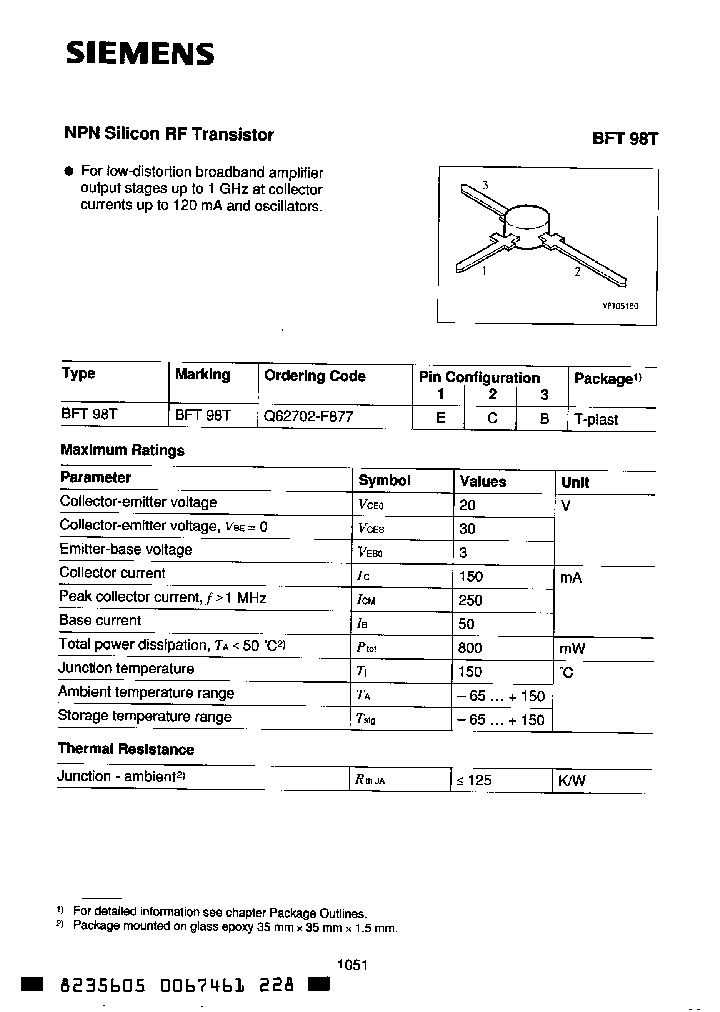 BFT98T_2835091.PDF Datasheet