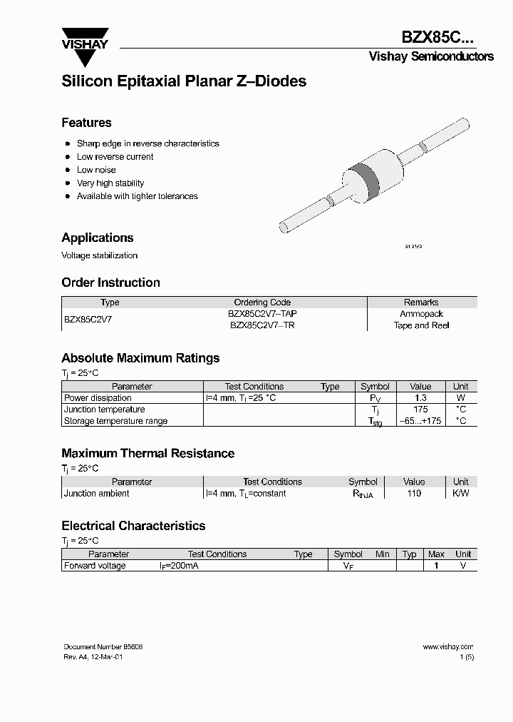 BZX85C_2834758.PDF Datasheet