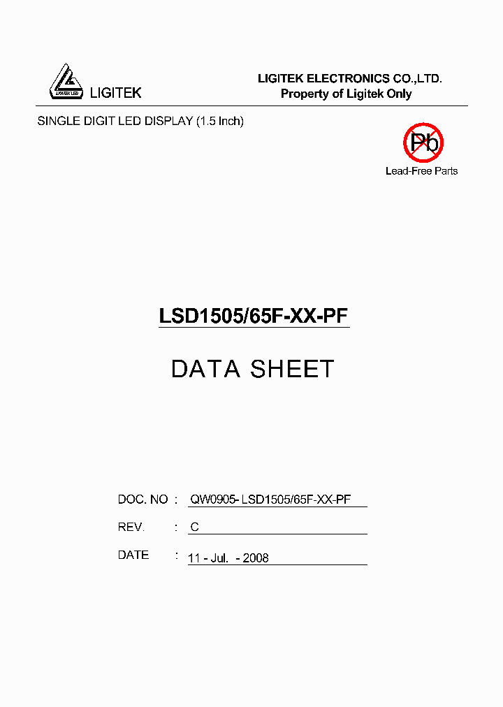 LSD1505-65F-XX-PF_2843054.PDF Datasheet