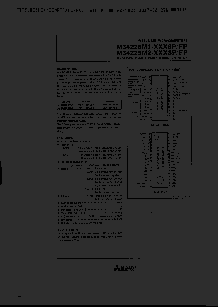 M34225M1-XXXSP_2856965.PDF Datasheet