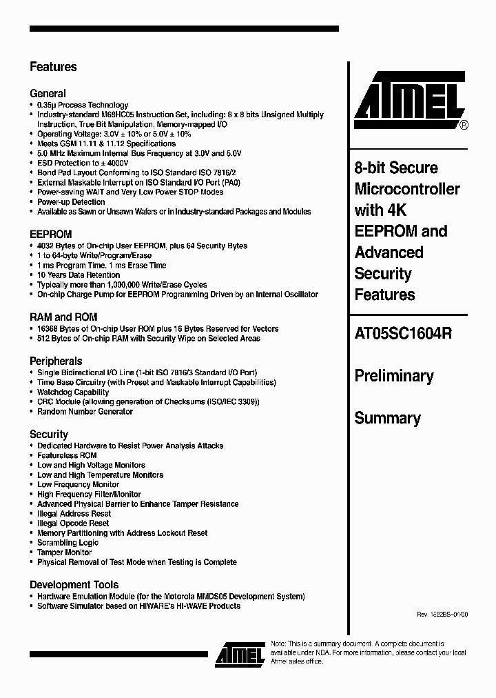 AT05SC1604R_2868882.PDF Datasheet