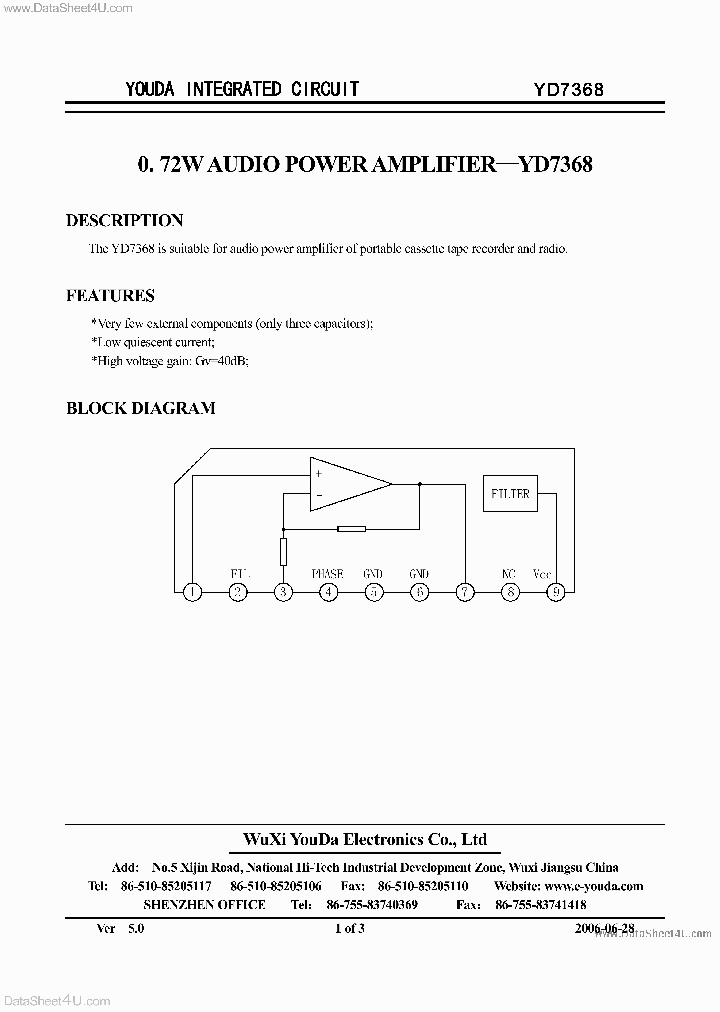 YD7368_2873080.PDF Datasheet